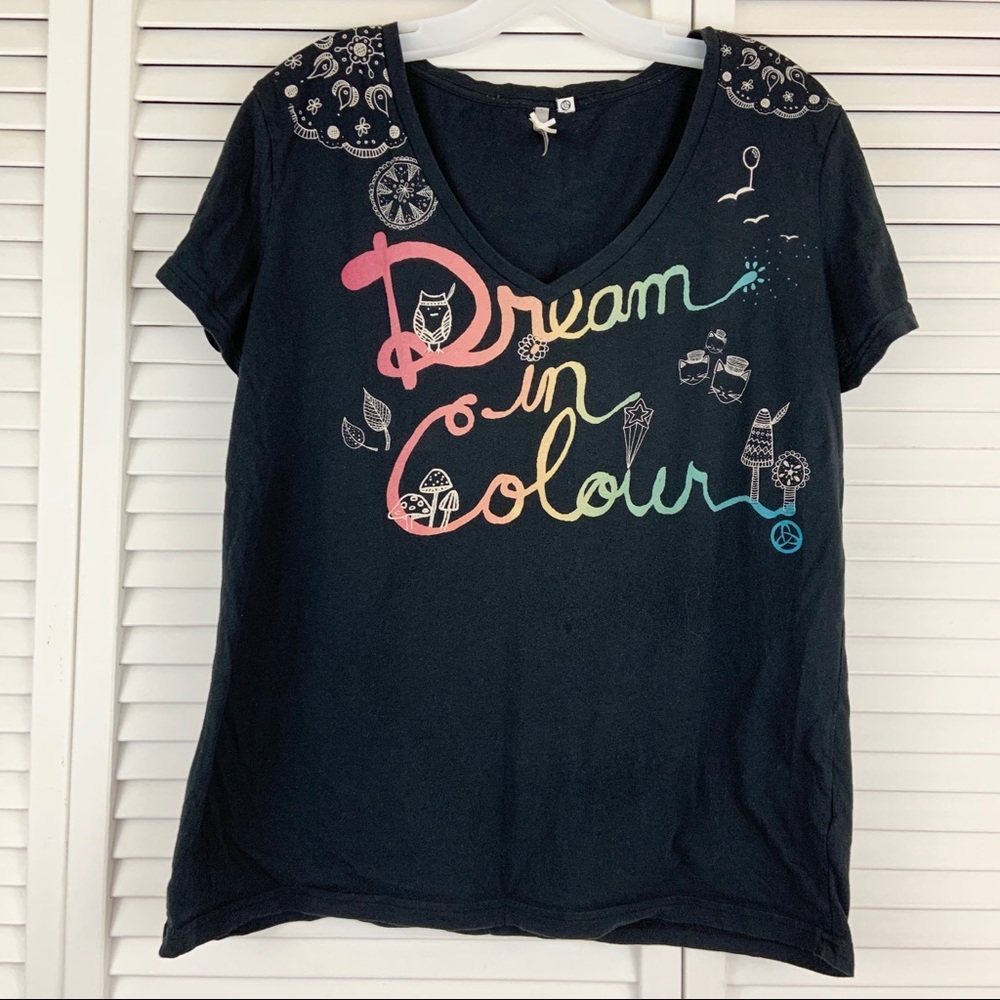 WORN 1X Orb Boho Dream in Colour Graphic Tee